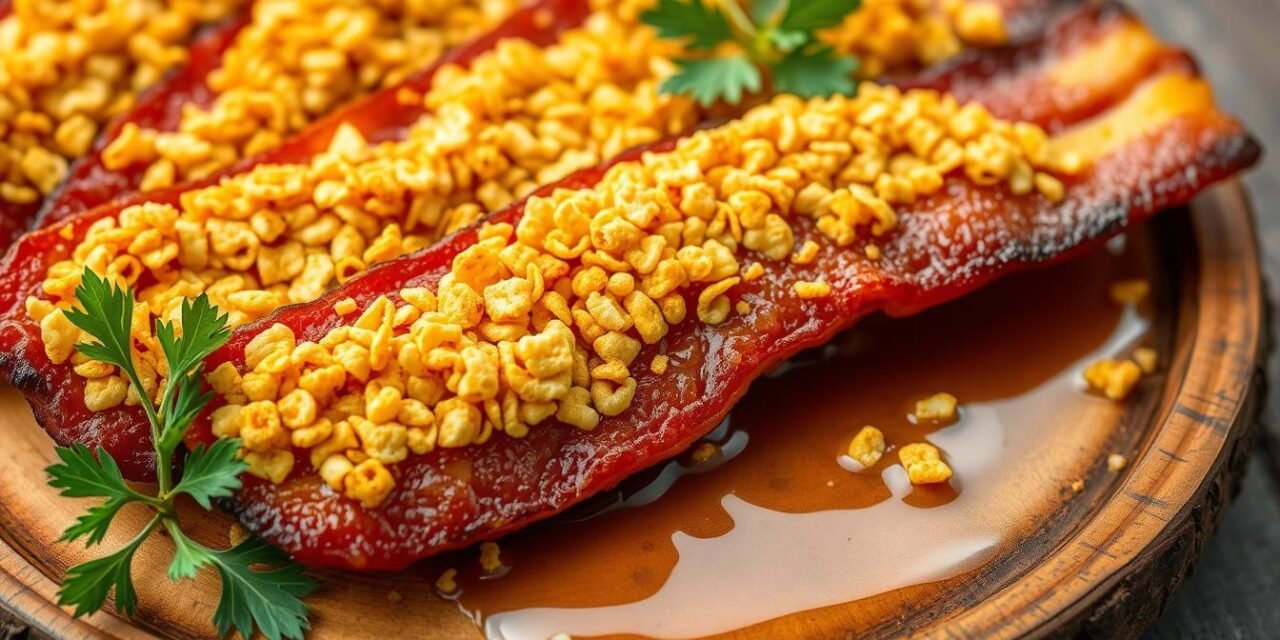 Cornflake-Coated Crispy Bacon: A Tasty Treat