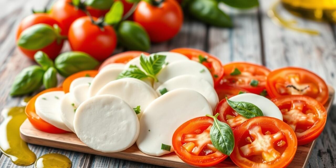 Mozzarella Tomato Salad Nutrition Table: Fresh Facts