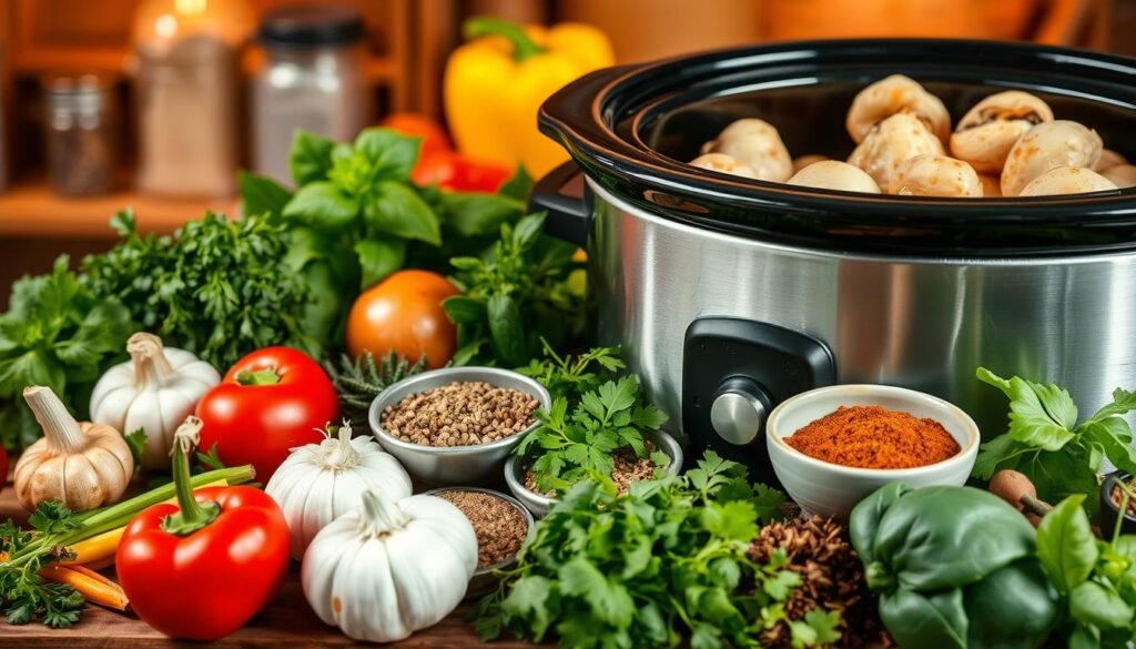 Flavor enhancements in healthy crockpot recipes