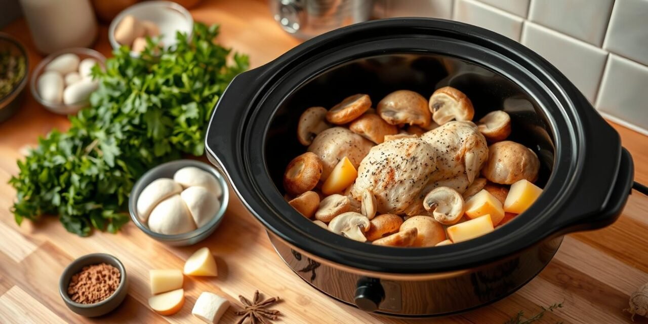 Flavorful Chicken Mushroom Potatoes Crock Pot Recipe You’ll Love