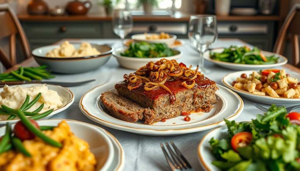 family dinner meatloaf